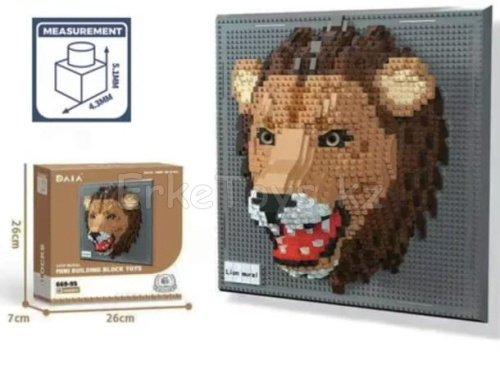 картинка Конструктор 3D Лев от магазина Игрушек