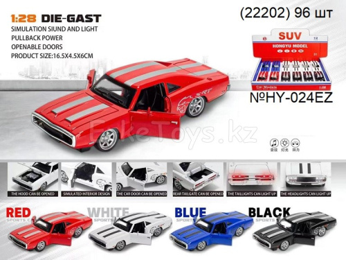 картинка Машина металл 12 шт в уп от магазина Игрушек