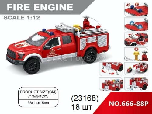 картинка Машина пожарная пикап 1:12 от магазина Игрушек