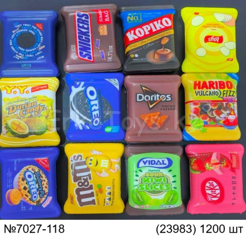 картинка Сквиш конфеты 12 шт в уп от магазина Игрушек