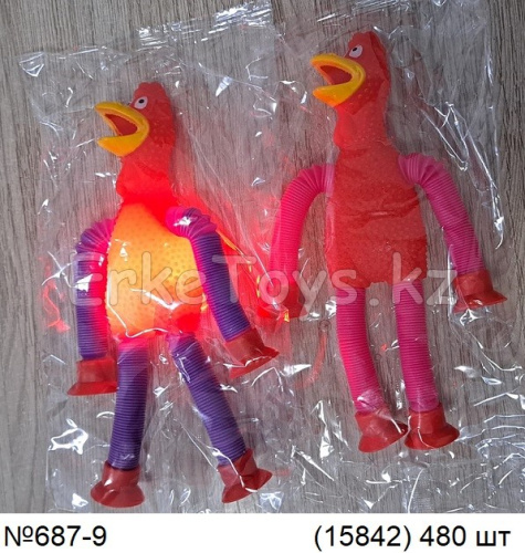 картинка Утенок/Цыпленок гофра пищалка от магазина Игрушек