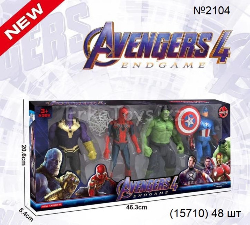 картинка Супергерои набор из 4 шт от магазина Игрушек